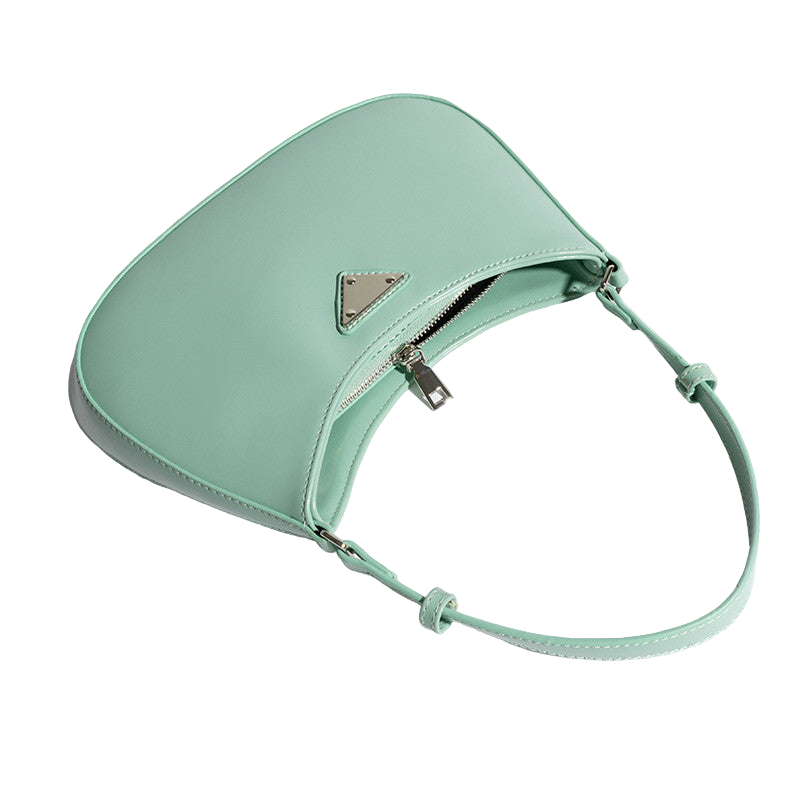 Women's Fashionable Handbag Underarm Bag Large Capacity Zipper Opener Pu Soft Handle Fashion Women's Handbag