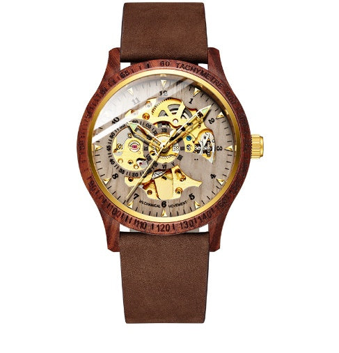 Orologio meccanico completamente automatico impermeabile e alla moda