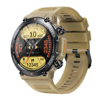 Smartwatch voor heren, Bluetooth, IP67, waterdichte fitness-hartslagmeter, smartwatch voor iOS en Android