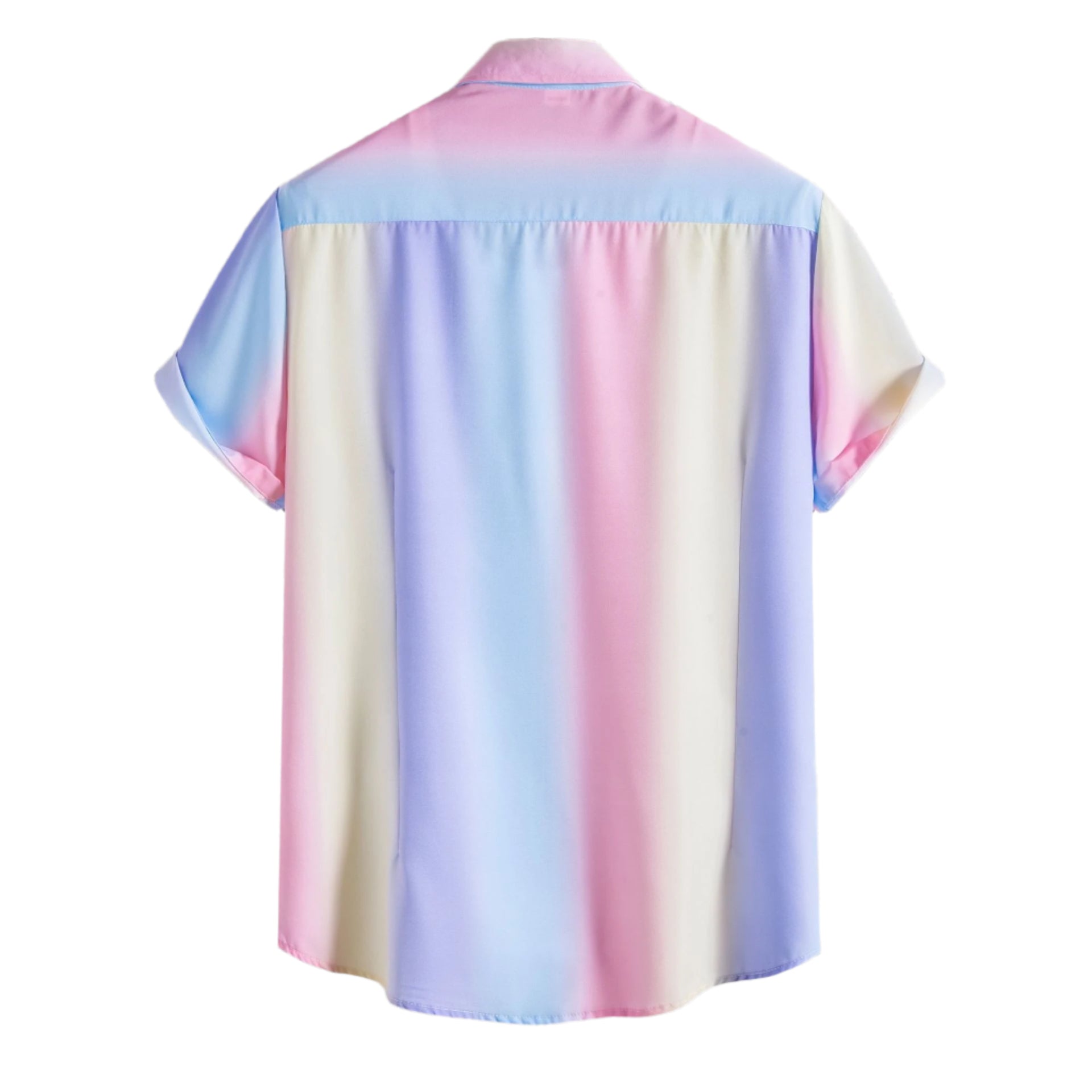 Camicia da uomo slim fit alla moda con stampa a risvolto, camicia da uomo a maniche corte, polo slim fit con stampa, camicia hawaiana casual da uomo