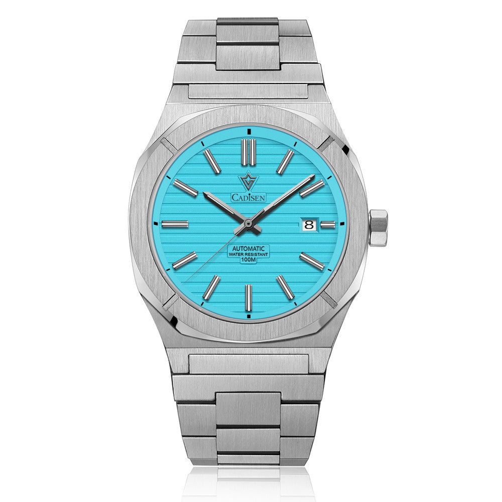 Orologio da uomo CADISEN con movimento meccanico completamente automatico, alla moda e da lavoro