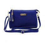 Women Fashion Alligator Pattern Shoulder Messenger Bags PU Leather Handbag Small Phone Purse Crossbody Bag