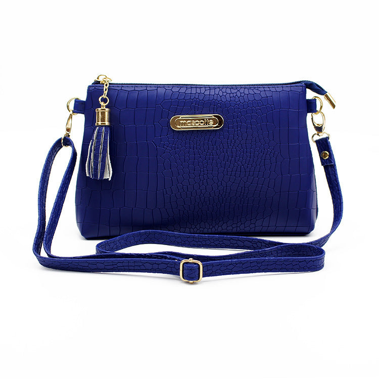 Women Fashion Alligator Pattern Shoulder Messenger Bags PU Leather Handbag Small Phone Purse Crossbody Bag