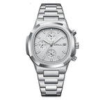 Fashionable Men's Quartz Watch Multifunctional Waterproof Calendar Luminous Stainless Steel Six-pin Men's Quartz Watch
