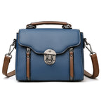 Women's Fashionable Shoulder Bag Multi Pocket Handbag Large Capacity Original Leather Women's Retro Portable Shoulder Bag