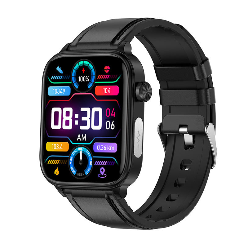 Nuovo Smart Watch ET570 con Chiamata Bluetooth, ECG, Funzione ECG, Misurazione non invasiva della glicemia, Misurazione dell'ossigeno nel sangue reale