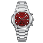 Fashionable Men's Quartz Watch Multifunctional Waterproof Calendar Luminous Stainless Steel Six-pin Men's Quartz Watch
