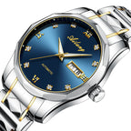 Orologio da uomo AILANG in acciaio inossidabile, impermeabile, automatico, meccanico, orologio da polso da uomo luminoso e impermeabile