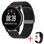 Smartwatch voor heren, hartslagmeter, bloeddrukmeter, Bluetooth-oproep, NFC-smartwatch, IP67 waterdicht, smartwatch voor heren, voor Android en iOS