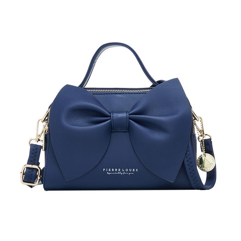 Italian women's style bow shoulder bag