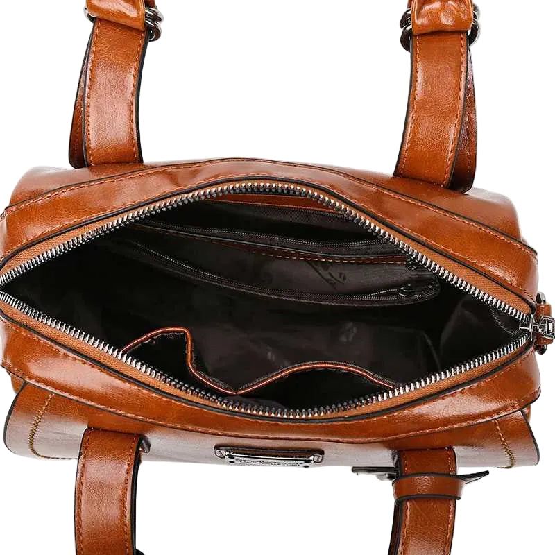 Women Large Capacity Handbag Original Leather Shoulder Messenger Bag Single handle Women's Shoulder Bag