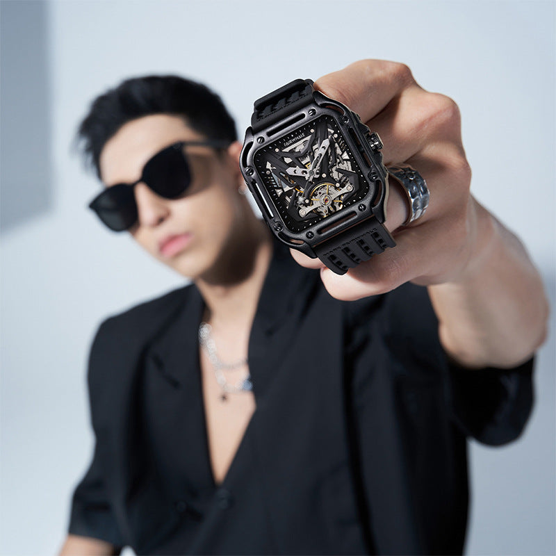 FAIRWHALE FW6530 Man Fashion Tourbillon Automatic Sports Watch - Acquisti Online