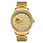 Fashionable Double Hollow Mechanical Watch Diamond High-end Men Mechanical Watch - Acquisti Online