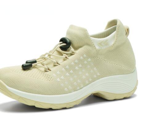 Women's Spring And Summer New Casual Flying Knit Sneakers - Acquisti Online