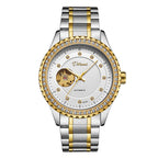 Fashionable Double Hollow Mechanical Watch Diamond High-end Men Mechanical Watch - Acquisti Online