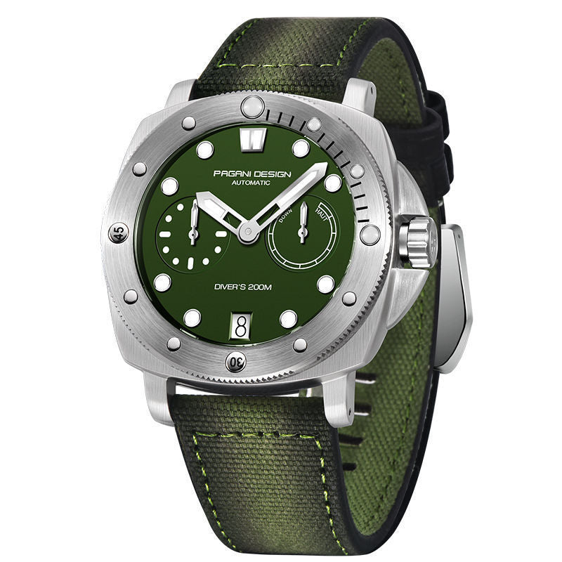 PAGANI DESIGN Nuovi orologi meccanici da uomo, orologio automatico di lusso per uomo, orologio sportivo impermeabile con quadrante con riserva di carica e specchio zaffiro.