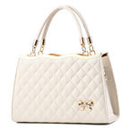 Female Bag Spring New Embroidered Rhombus Ladies Handbag