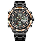 Orologio sportivo multifunzione in lega con calendario da uomo