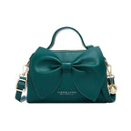 Italian women's style bow shoulder bag