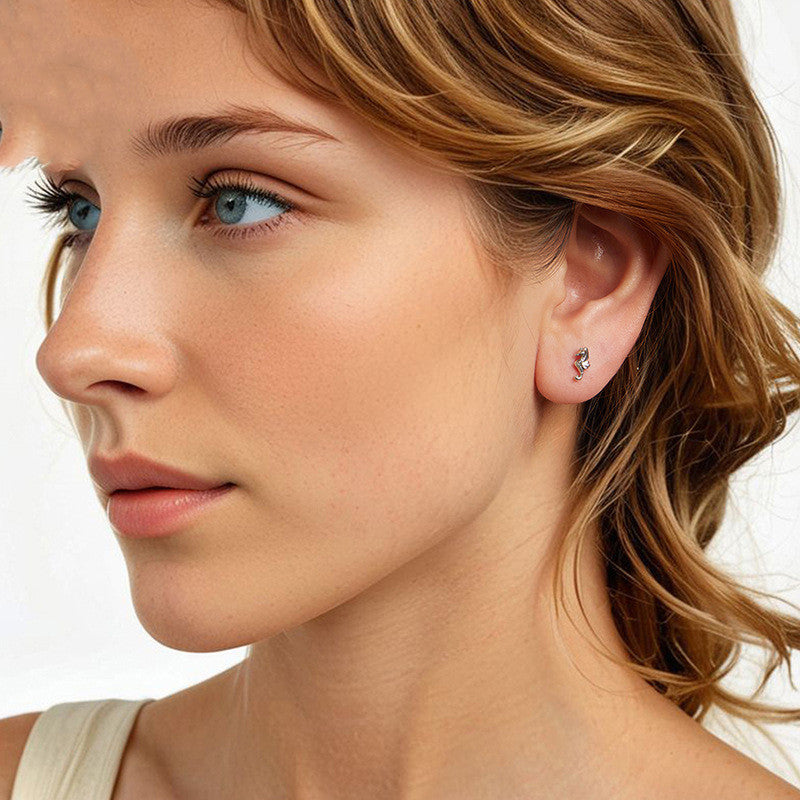 S925 Silver Small Sea Women's Stud Earrings