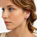 S925 Silver Small Sea Women's Stud Earrings