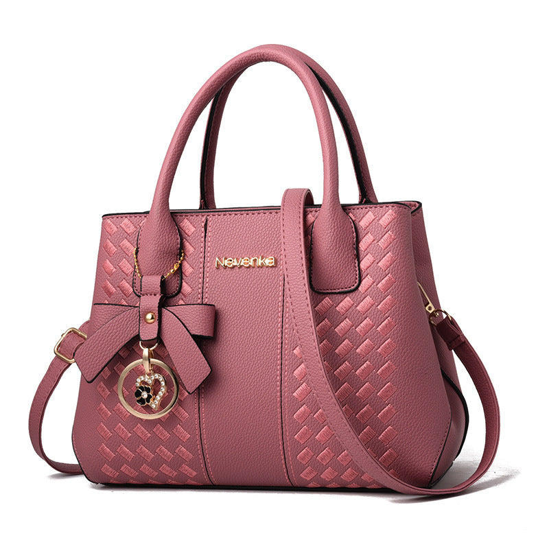Women's Bag Fashionable Handbag Original Leathe Shoulder Bag Multi Pocket Large Capacity Portable Shoulder Messenger Bag