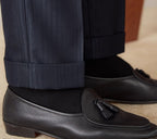 Business Casual Gentry Striped Straight High-waisted Trousers