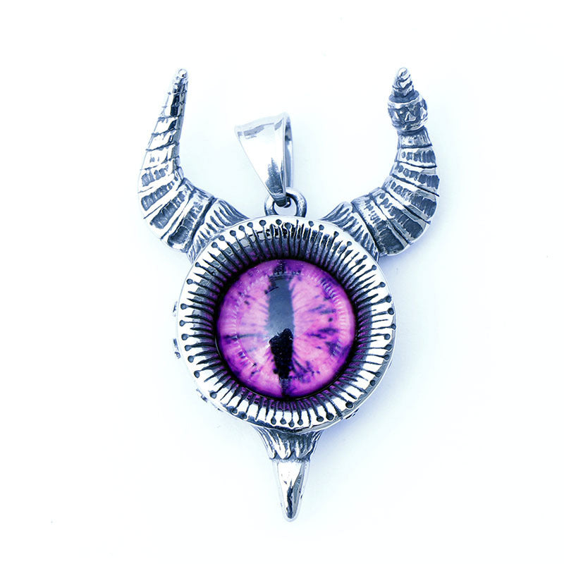 Split Ghost Eye Pendant Hipster Retro Nacklaces