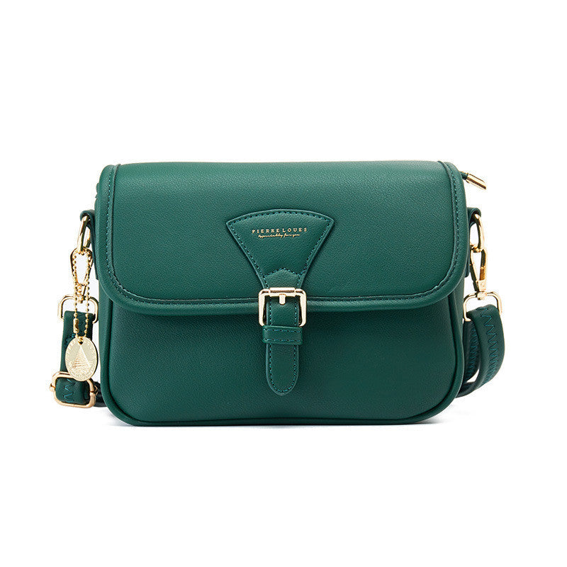 Dames Crossbody Tas Eenvoudige Mode Schoudertas Origineel Leer Grote Capaciteit Magnetische Gesp Dames Schoudertas