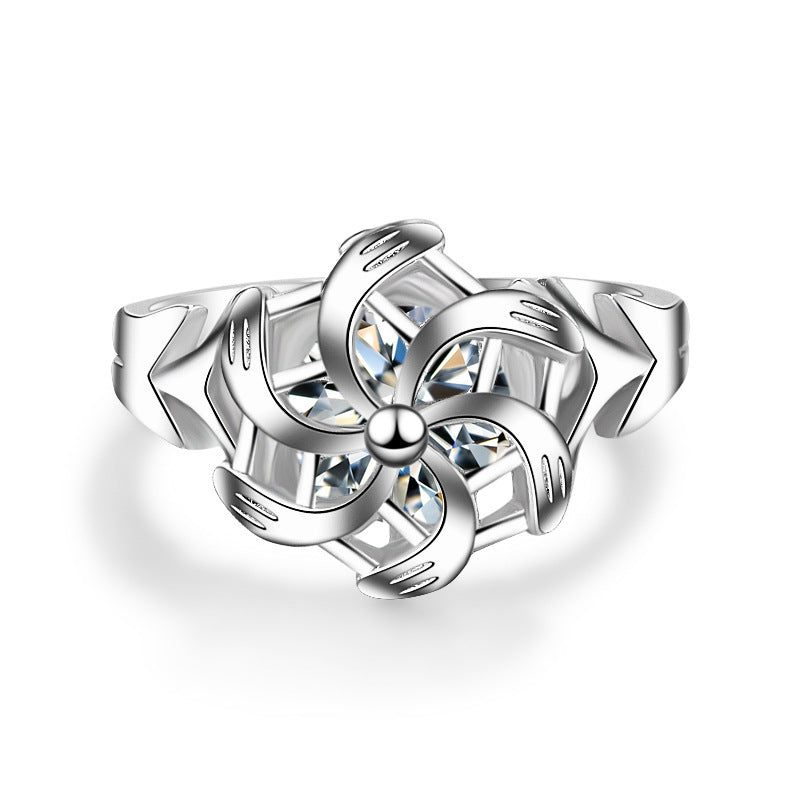 Fashionable Women's silver Ring