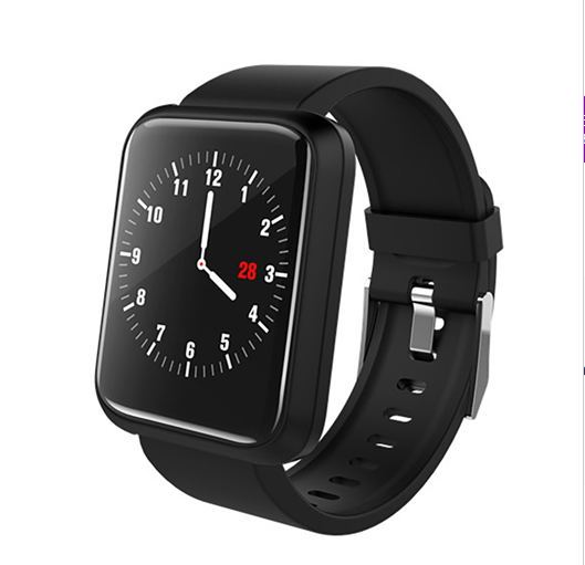 Braccialetto intelligente per pressione sanguigna, frequenza cardiaca, sport, uomo e donna, con grande schermo a colori, braccialetto Bluetooth