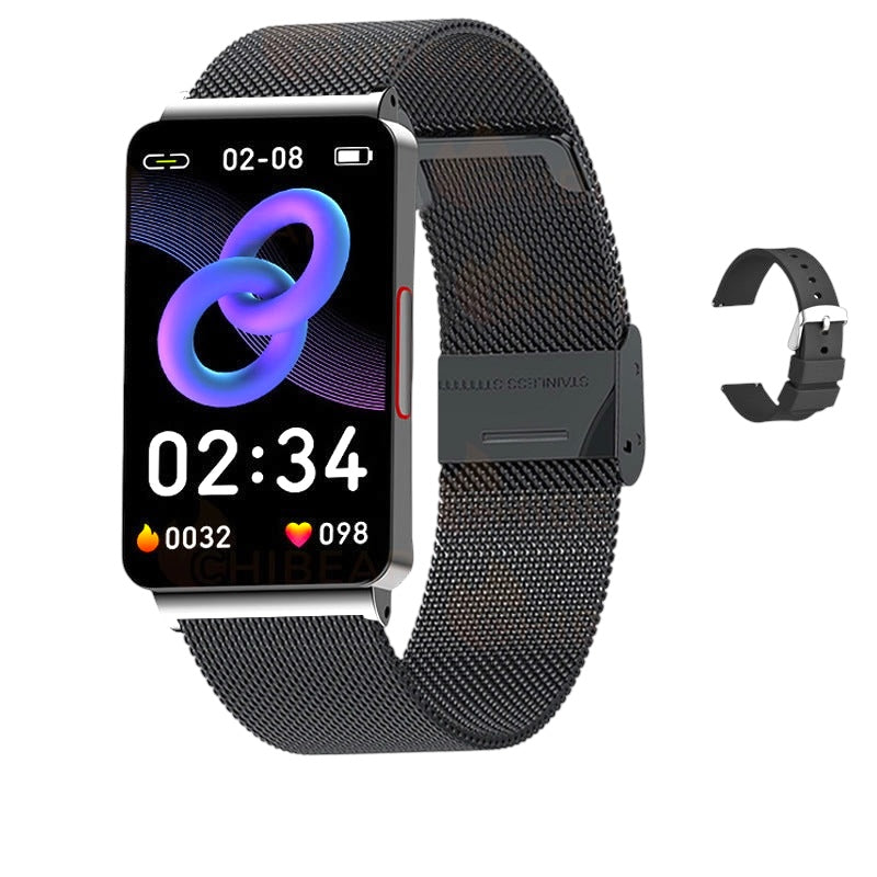 Orologio intelligente con ossigeno nel sangue, temperatura corporea, monitoraggio del sonno, braccialetto intelligente per la salute