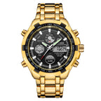 Orologio sportivo multifunzione in lega con calendario da uomo