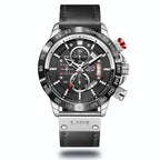 New Men's Quartz Watch Multifunction Chronograph Men's Waterproof Watch