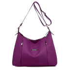 Women's Fashionable Shoulder Bag Large Capacity Oxford Cloth Handbag Zipper Pocket Crossbody Women Shoulder Bag