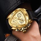 FOXBOX Men's Military Chronograph Watches Luminous Waterproof Wristwatch