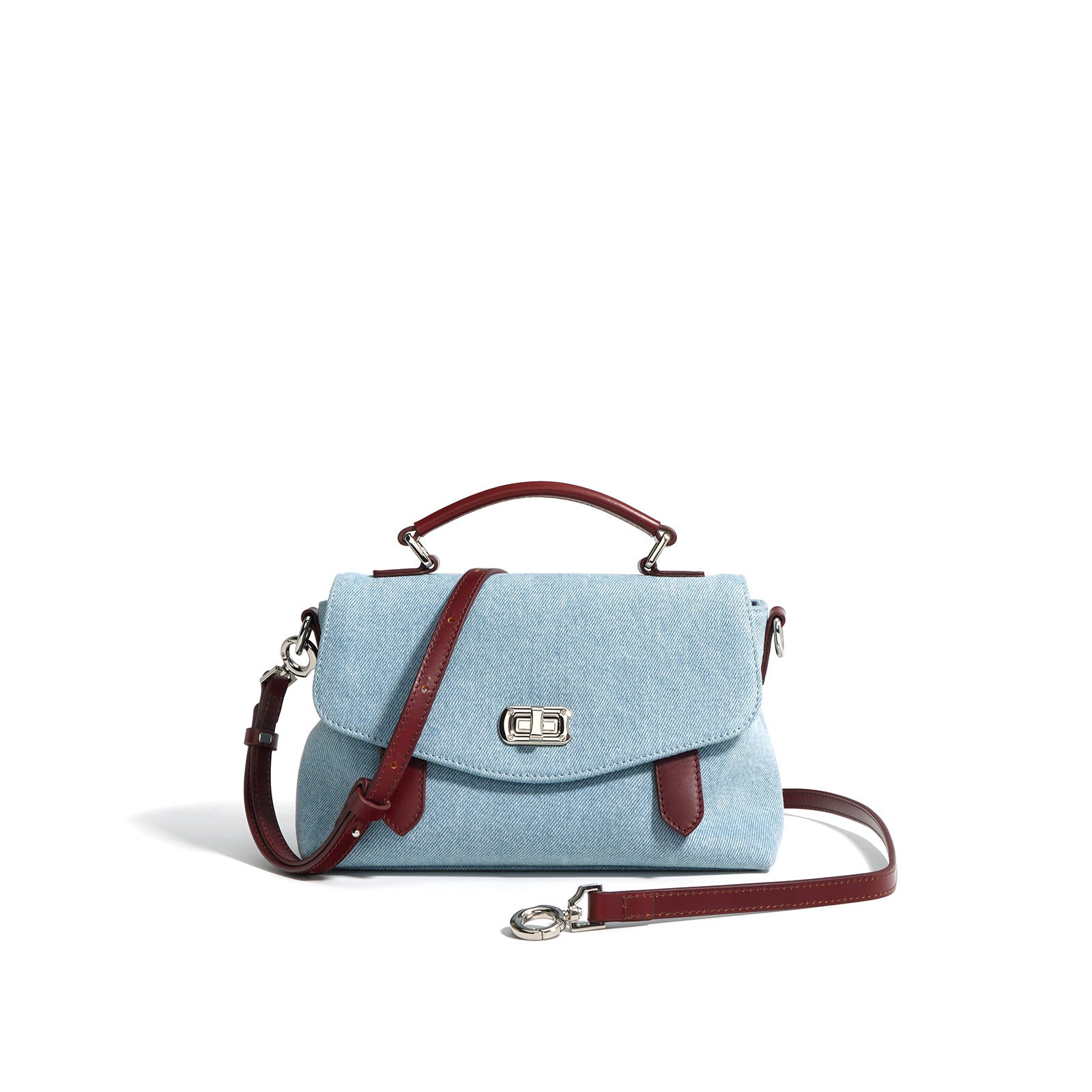 Dames modieuze schoudertas denim grote capaciteit damestas crossbody handtas zachte dames schoudertas