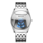 Mode heren Net rood waterdicht quartz herenhorloge 