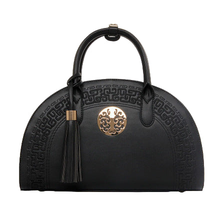 Luxe handtas voor dames, origineel leer, grote capaciteit, ritsvak, modieuze tas, damesfeesthandtas