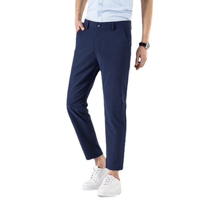 Men's Spring And Autumn Slim Fit Skinny Business Men's Suit Pants