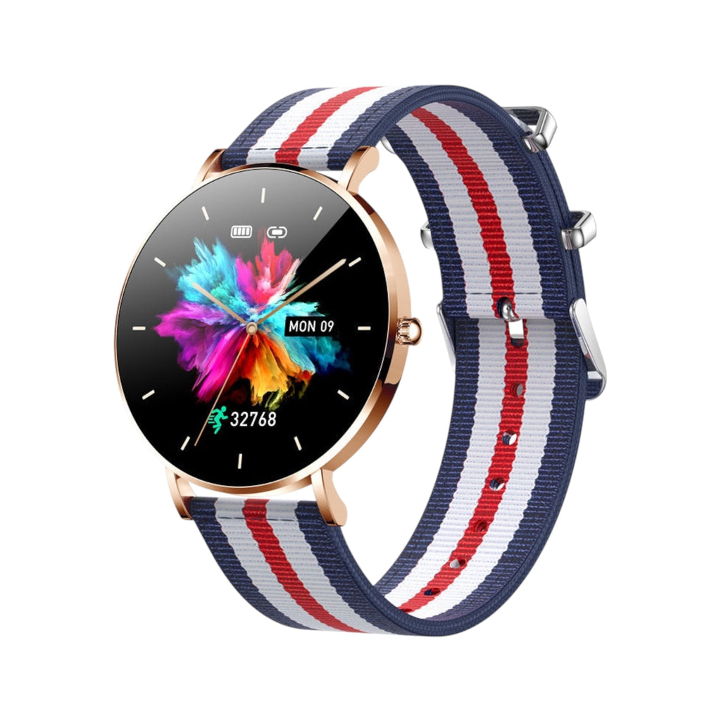 T8 Women's AMOLED Smart Watch Call Remind Ladies Physiologic Function Clock Sport Bracelet Health Track Waterproof Smartwatch