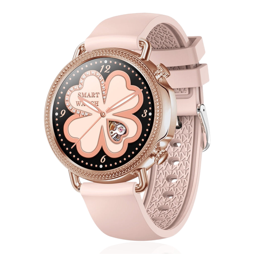 Orologio intelligente da donna Full Circle Full Touch Monitoraggio della salute del corpo Chiamata BT Smart Remainder Smartwatch da donna