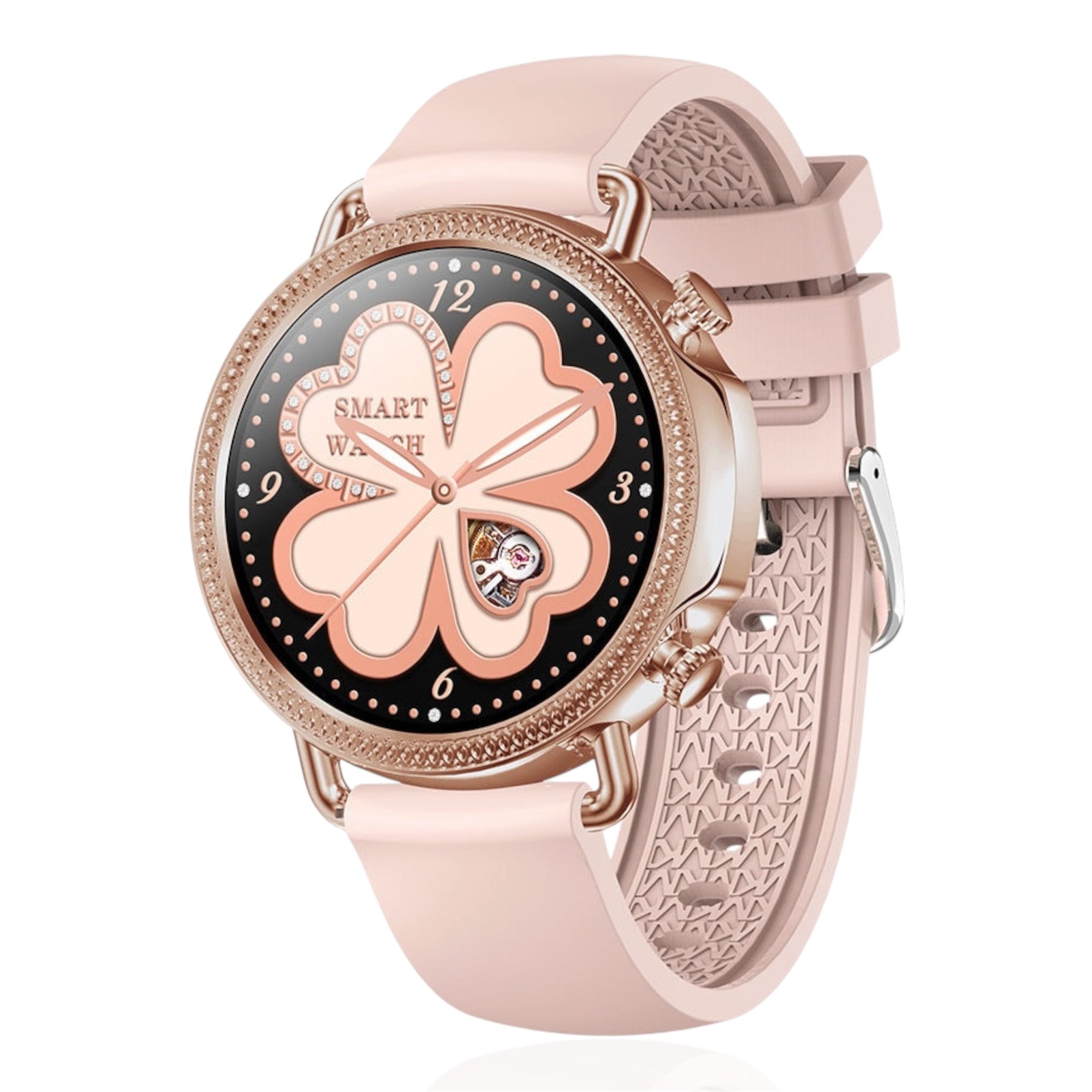 Orologio intelligente da donna Full Circle Full Touch Monitoraggio della salute del corpo Chiamata BT Smart Remainder Smartwatch da donna