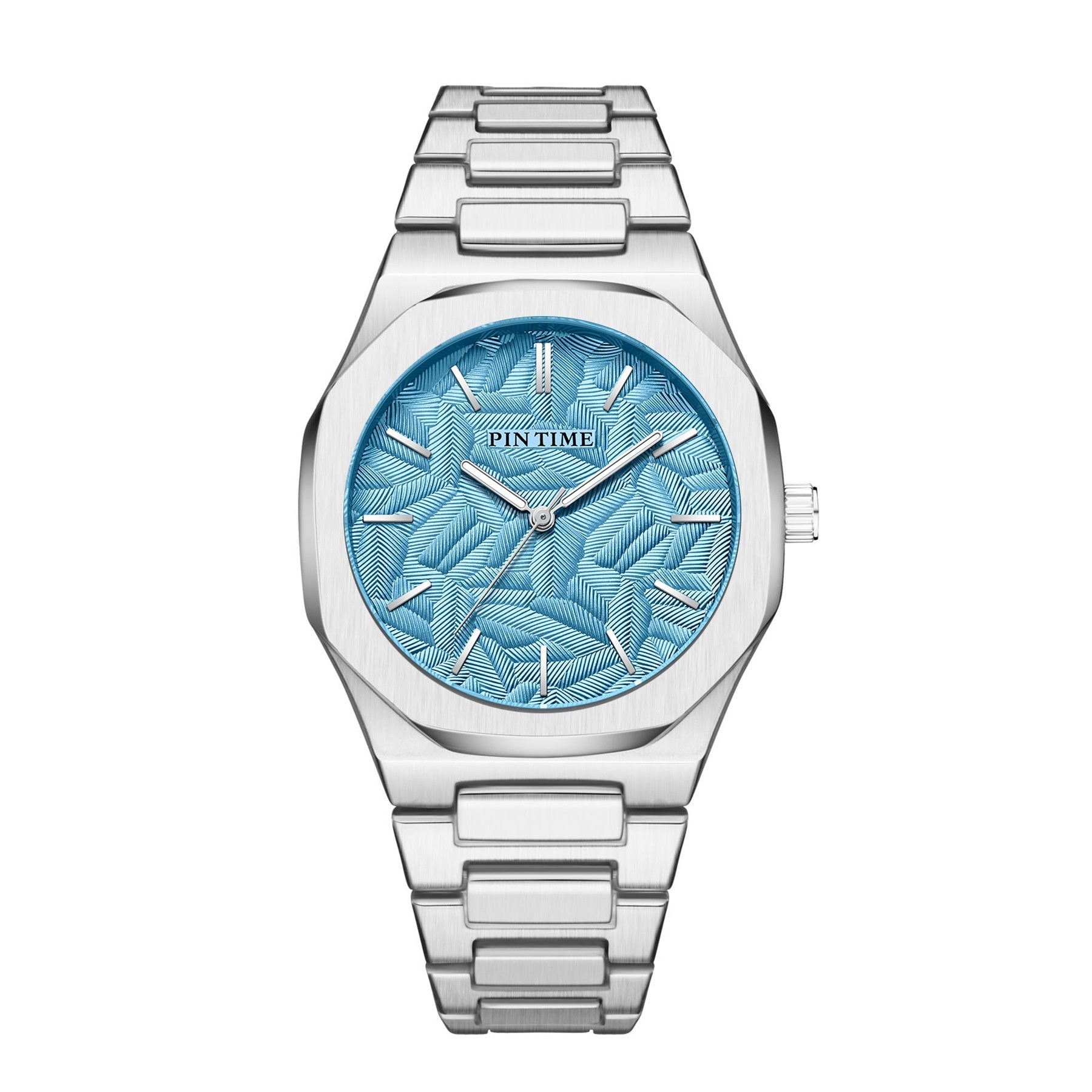 PINTIME Women Fashionable Quartz Watch Stainless Steel Waterproof Luminous Autometic Movemen Women Watch