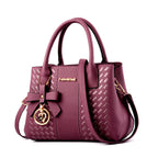 Women's Bag Fashionable Handbag Original Leathe Shoulder Bag Multi Pocket Large Capacity Portable Shoulder Messenger Bag