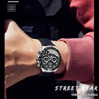 OLEVS Man Luxury Waterproof Chronograph Sport Wristwatch - Acquisti Online