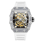 ONOLA Luxury Automatic Mechanic Fashion Men's Silicone Band Waterproof Mechanical Watch