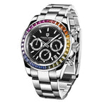 Pagani Design Men's Sapphire Glass Chronograph Stainless Steel Waterproof Luminous Japanese Movement Quartz Watch for Men