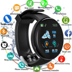 D18 Round  Smart Watch Color Screen Sports Pedometer Sleep