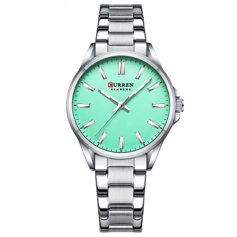 CURREN Fashion Brand Couple Watch Simple Quartz Stainless Steel Band Wristwatch Casual Business Couple Watch